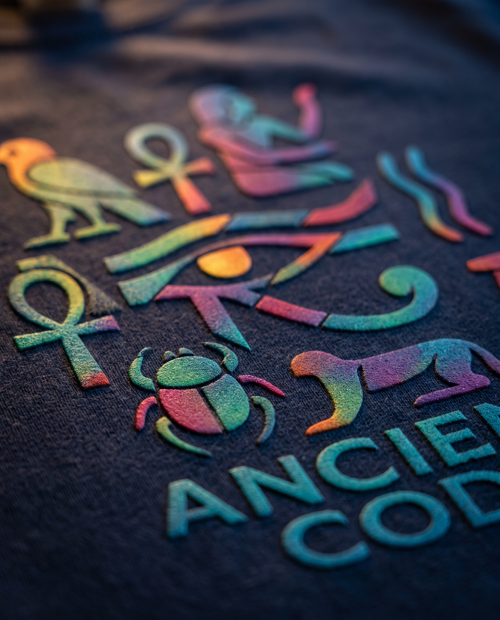 Ancient Code: The Language of the Gods print detail