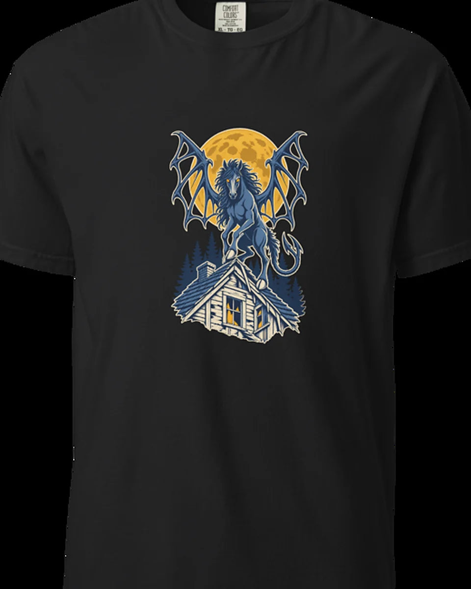 Jersey Devil: The Thirteenth Child tee, black, torso view