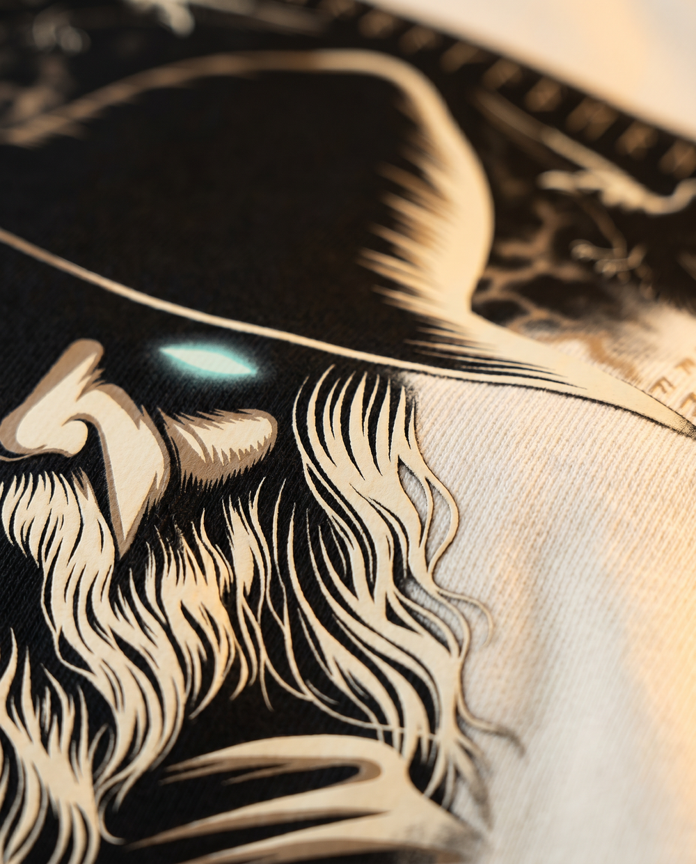 Odin: The Allfather print detail