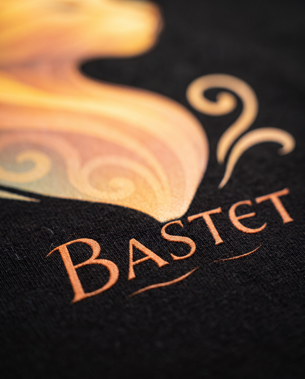 Bastet: Daughter of the Sun print detail