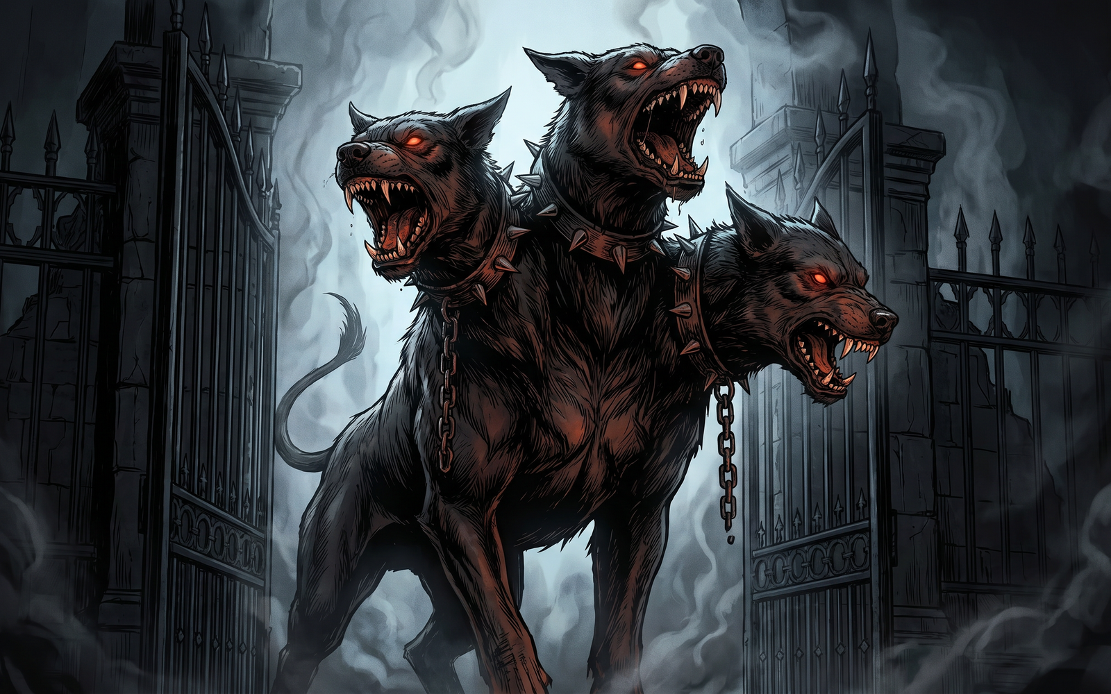 Cerberus: Hound of Hades, atmospheric legend scene