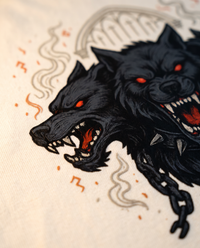 Cerberus: Hound of Hades print detail