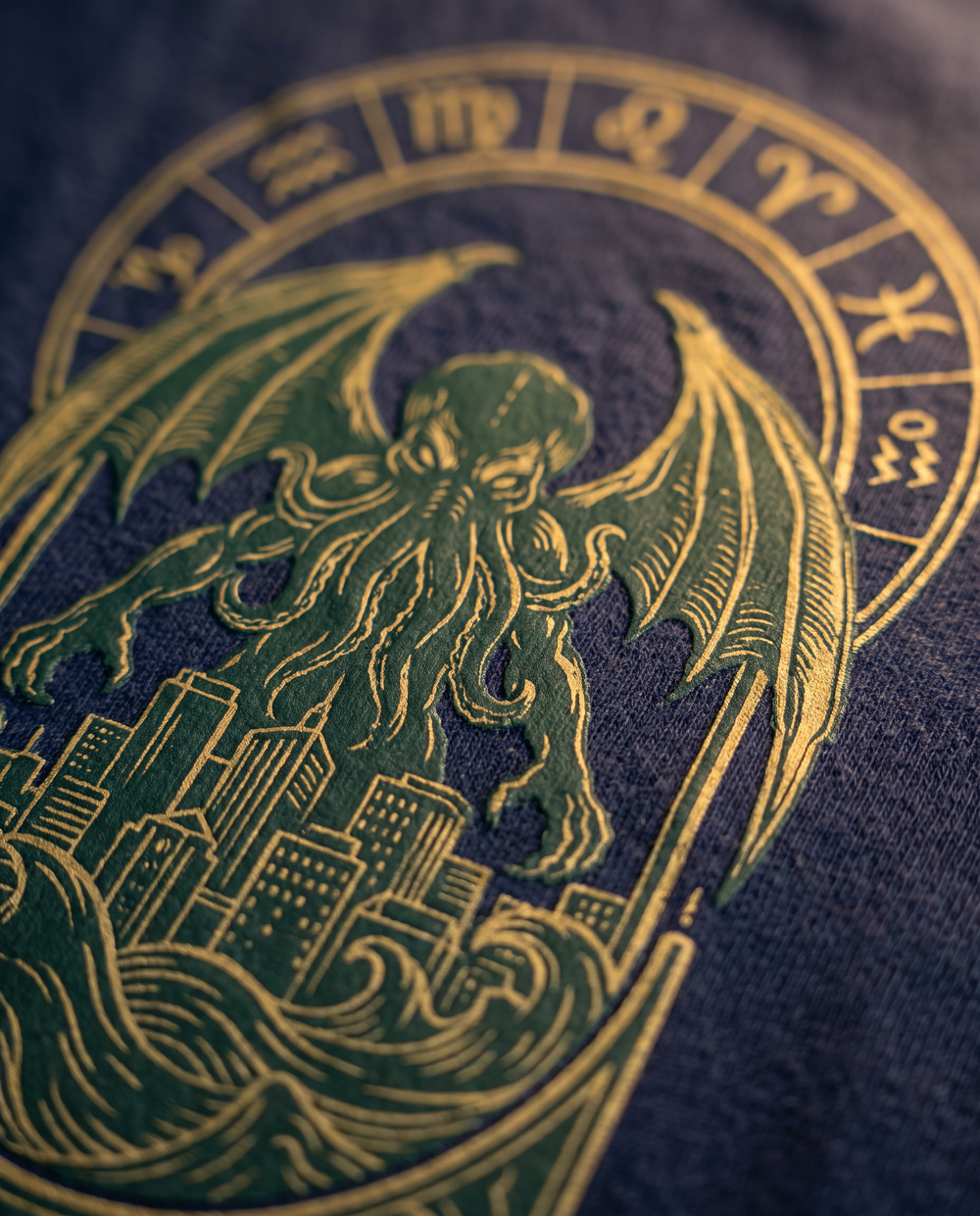 Cthulhu Rising print detail