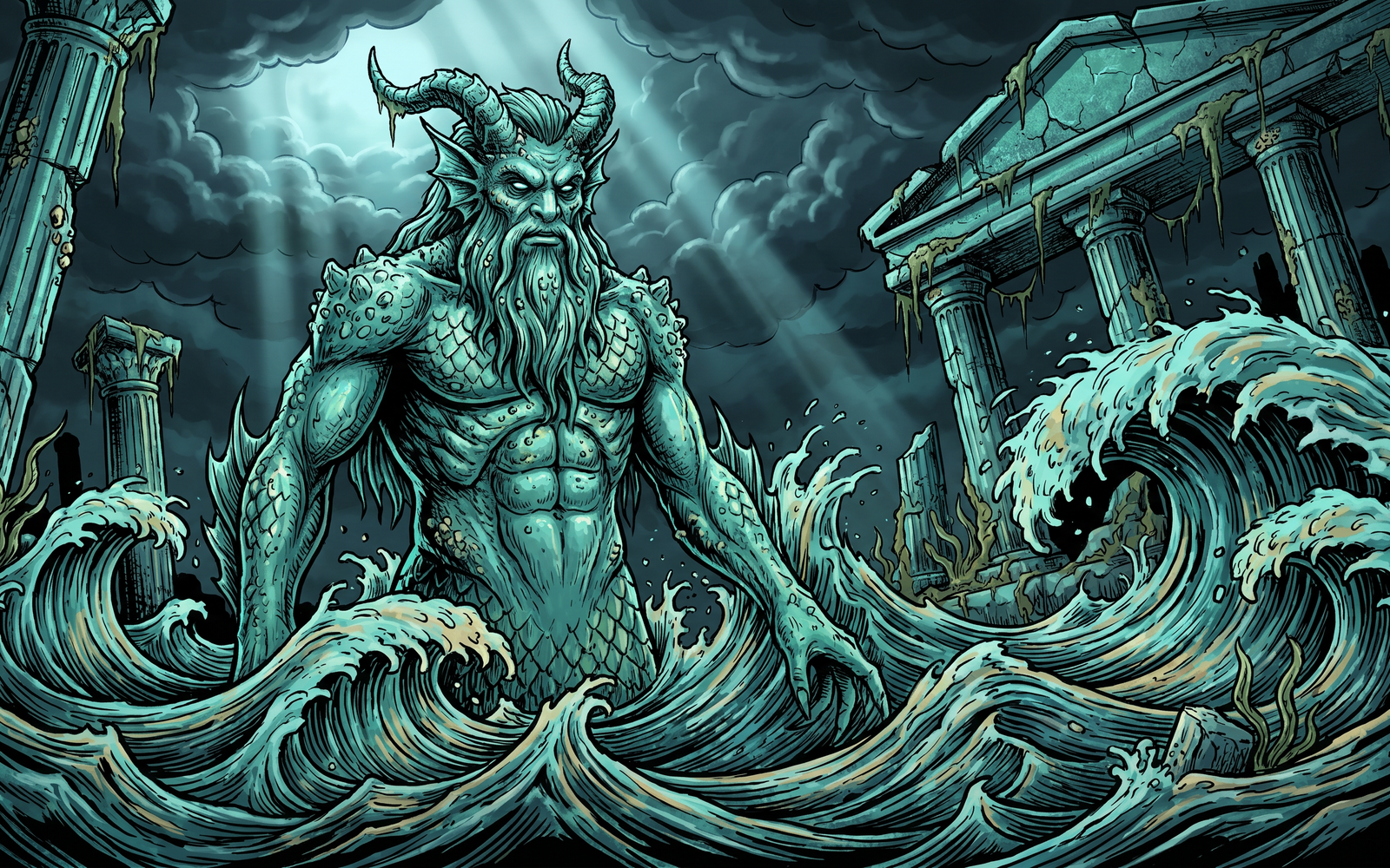 Dagon legend scene