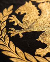 Griffin: Guardian of Gold print detail