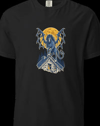 Jersey Devil: The Thirteenth Child tee, black, torso view