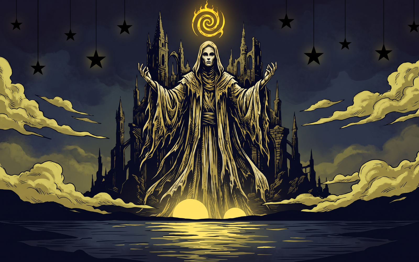 King in Yellow legend scene