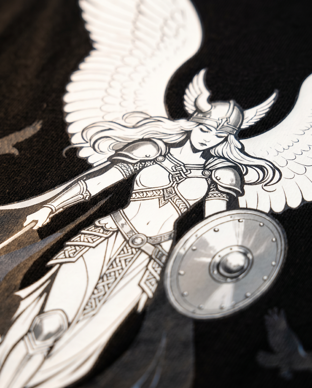 Valkyrie: Chooser of the Slain print detail