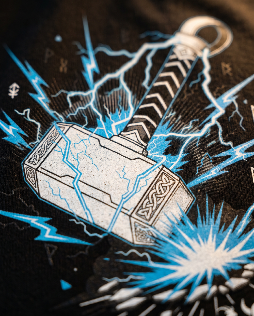 Mjolnir: The Thunder Hammer print detail