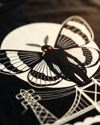 Mothman: The Sighting Report print detail