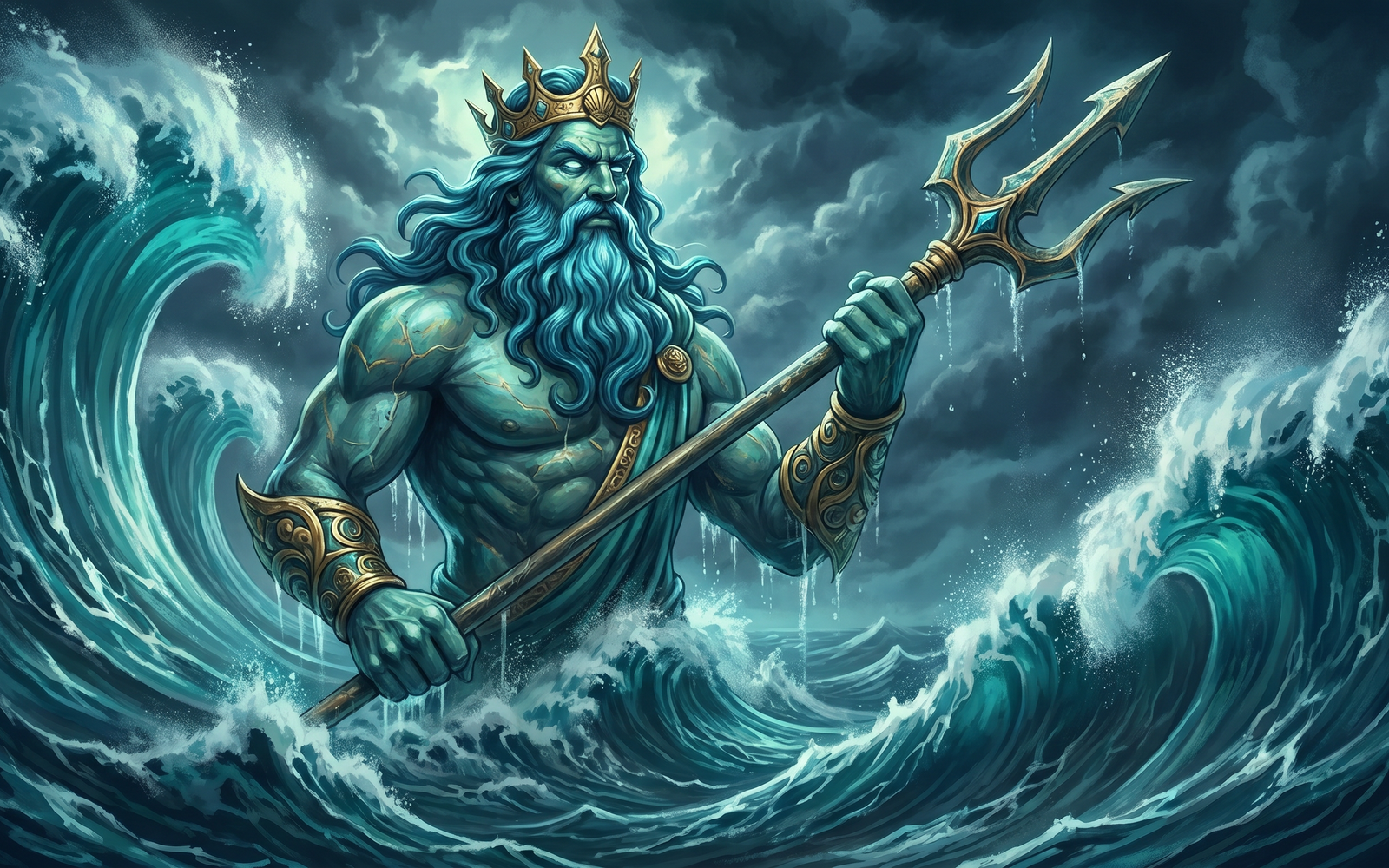 Poseidon: Lord of the Deep, atmospheric legend scene