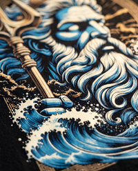 Poseidon: Lord of the Deep print detail