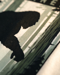 Sasquatch: Pacific Northwest print detail