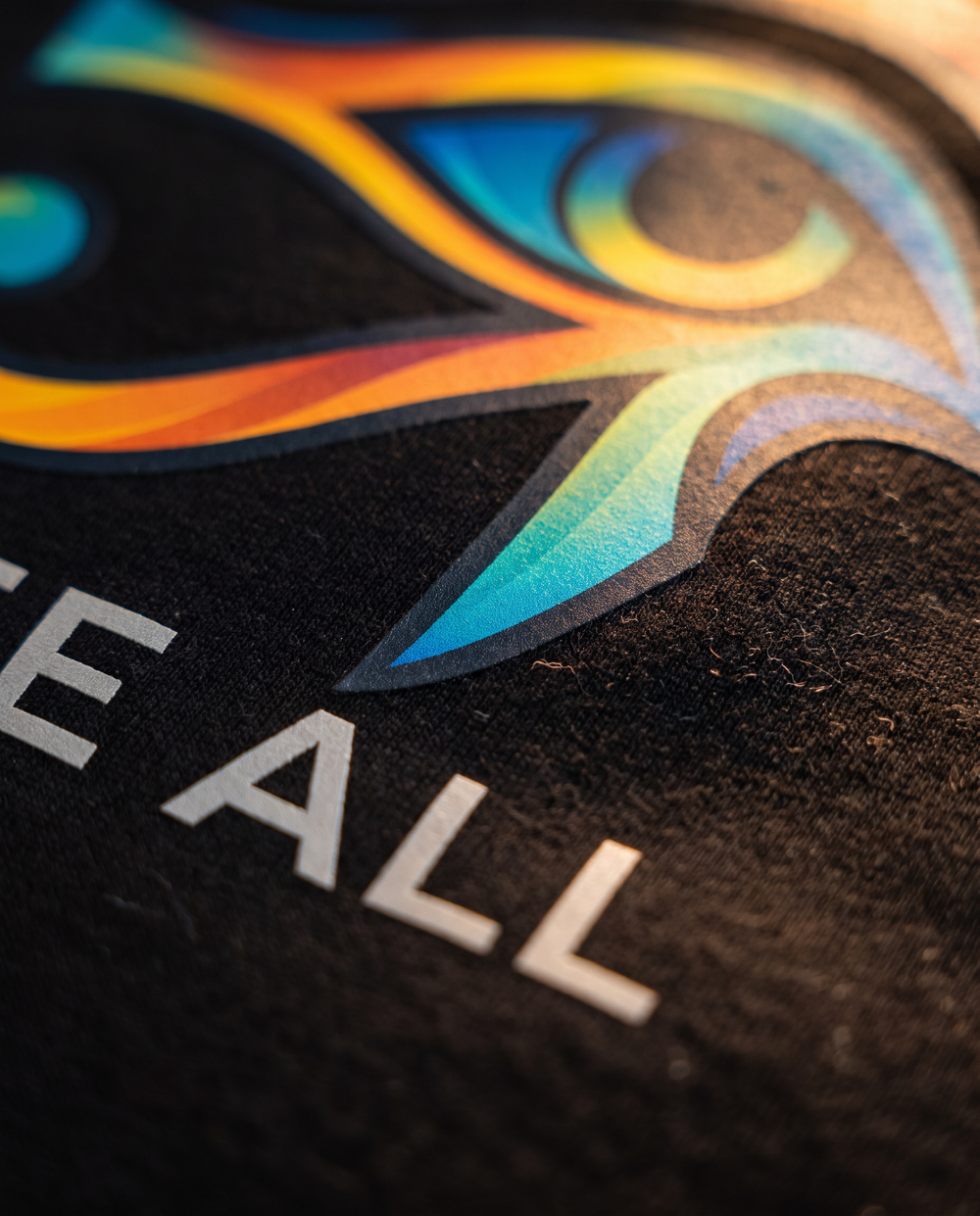 See All: The All-Seeing Eye print detail