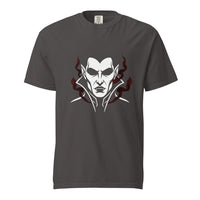 Vampire: The Night Thirst design, on a graphite heavyweight Comfort Colors tee.