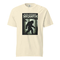 Sasquatch: Pacific Northwest design, on a ivory heavyweight Comfort Colors tee.