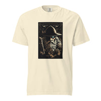 Odin: The Allfather design, on a ivory heavyweight Comfort Colors tee.