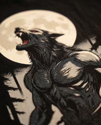 Werewolf: The Moon's Curse print detail