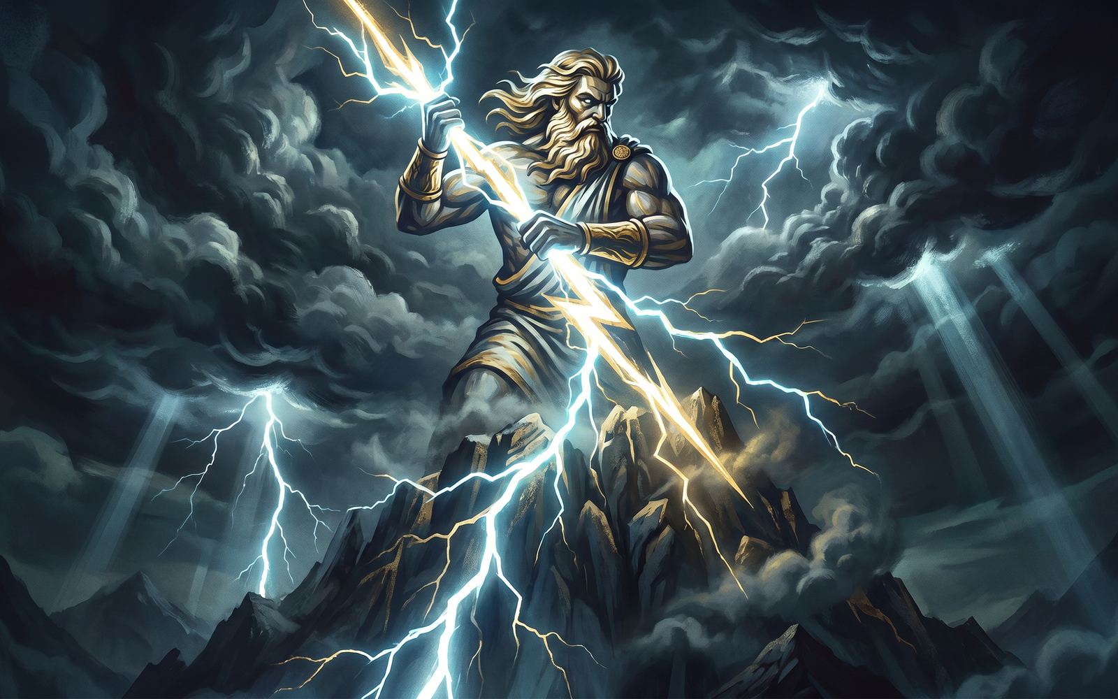 Zeus: King of Olympus, atmospheric legend scene