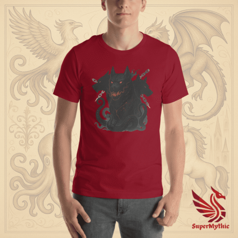 Cerberus Guardian of Hades Unisex T-shirt