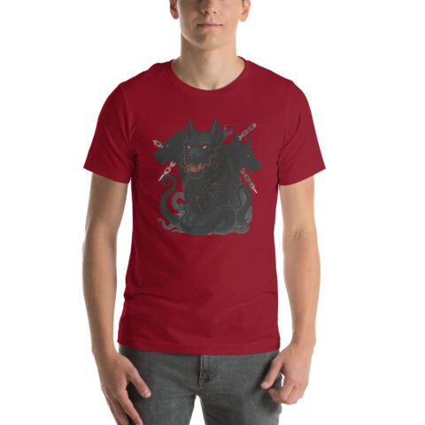 Cerberus Guardian of Hades Unisex T-shirt - Image 6