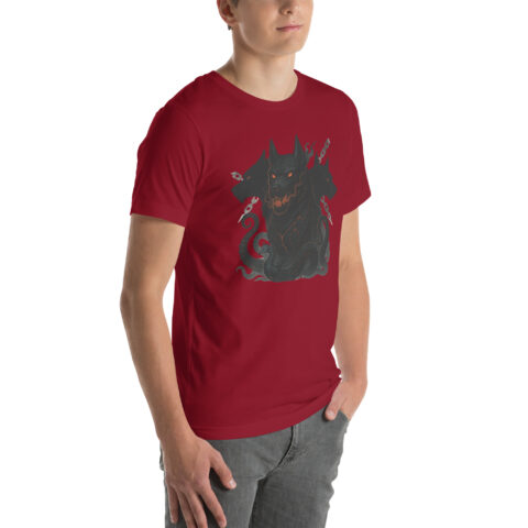 Cerberus Guardian of Hades Unisex T-shirt - Image 7