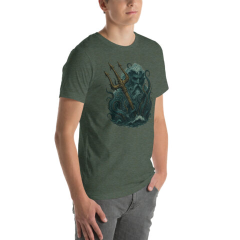 Poseidon Lord of the Seas Unisex T-shirt - Image 3