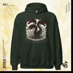 Hydra 'Slay or Be Slain' Mythological Unisex Hoodie