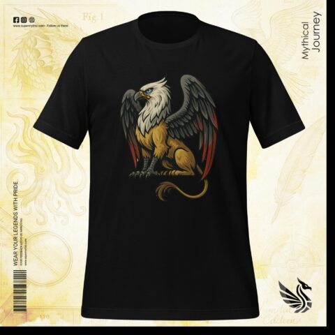 Majestic Griffin Premium Graphic Unisex T-Shirt - Image 2