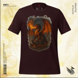 Fiery Ascendant Dragon Premium Edition T-shirt