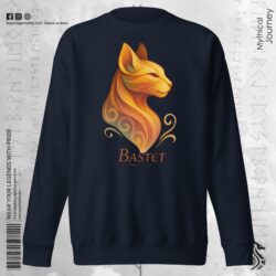 Bastet Cat Goddess Egyptian Mythology Sweatshirt
