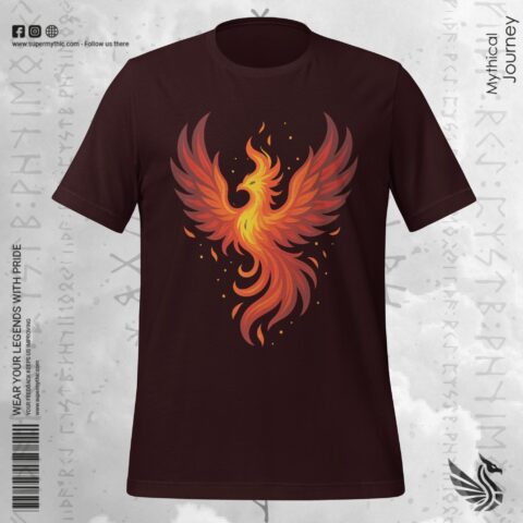 Phoenix Rising Inspirational Unisex Tee - Image 4