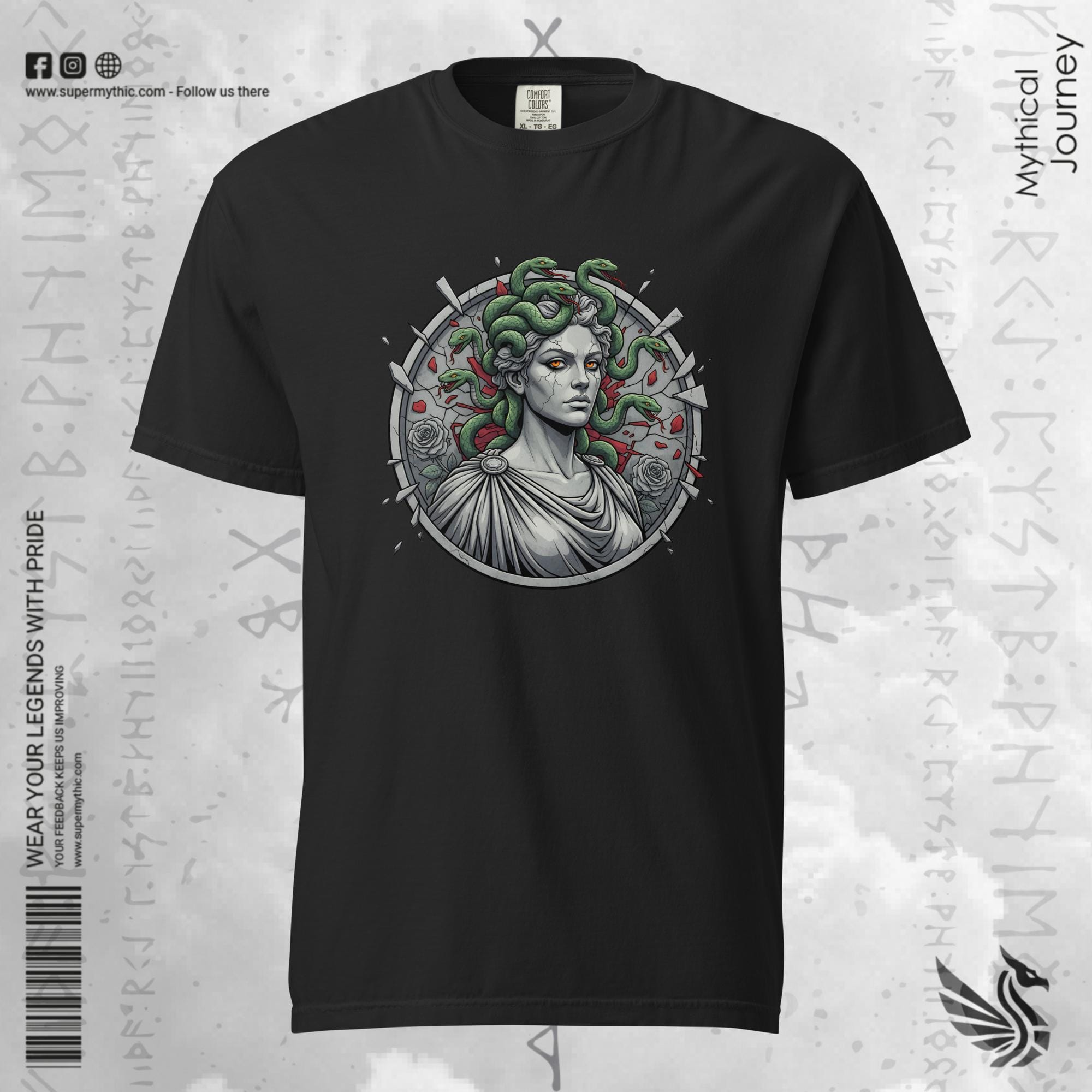 Medusa Gorgon Unchained | Greek Mythology Dark Academia Premium Tee