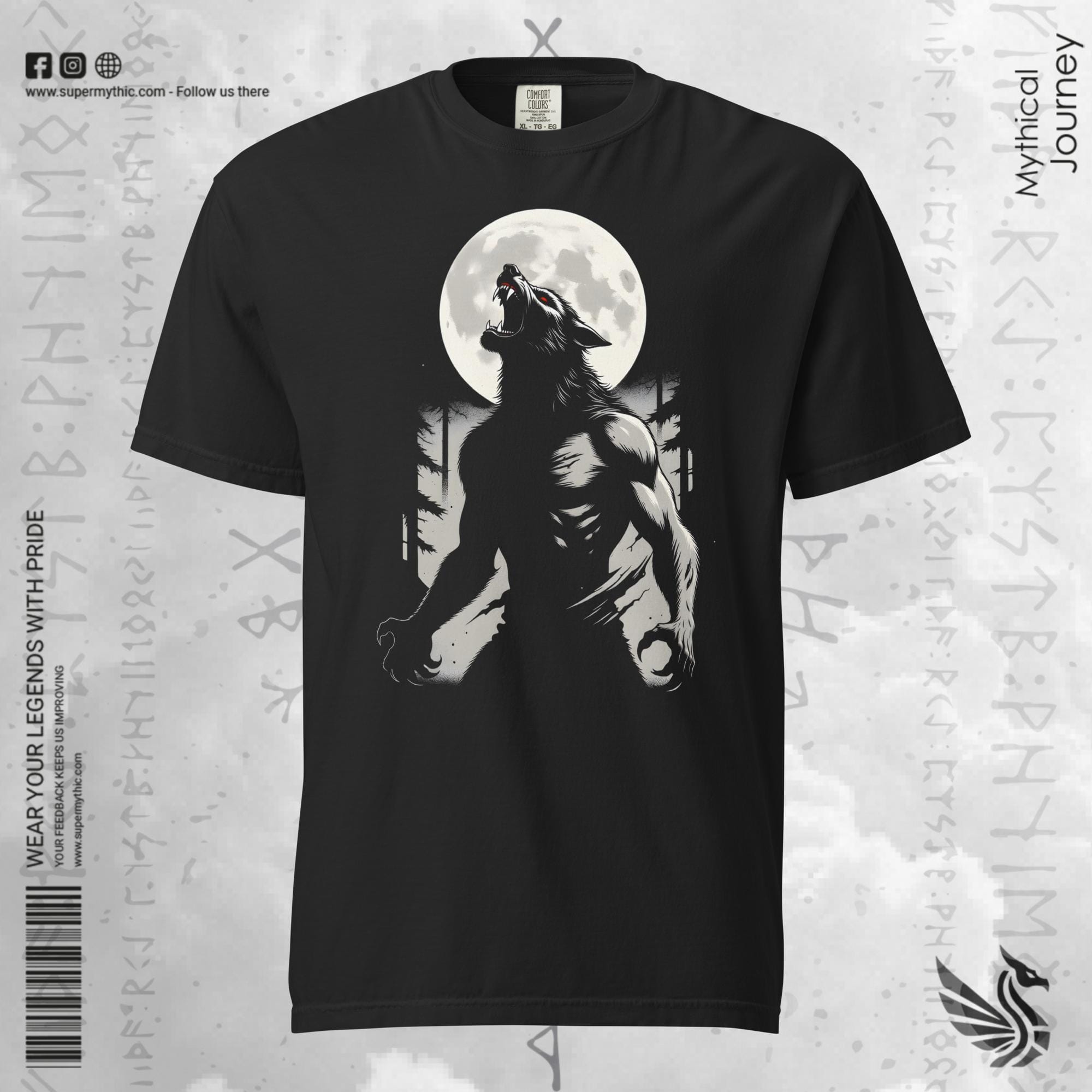 Werewolf Moon | European Folklore Gothic Premium Tee
