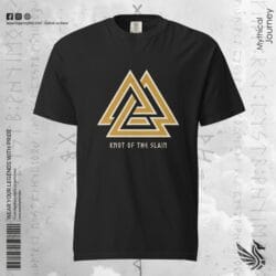 Valknut Knot of the Slain | Norse Mythology Authentic Lore Premium Tee