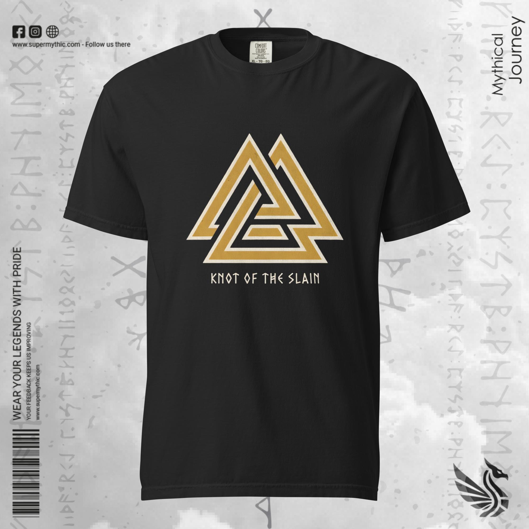 Valknut Knot of the Slain | Norse Mythology Authentic Lore Premium Tee