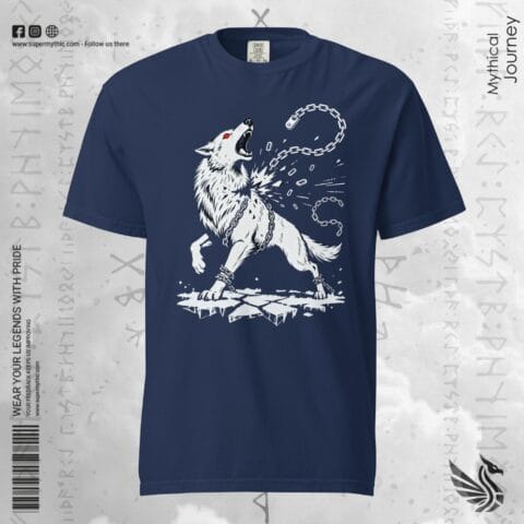 Fenrir Chain Breaker | Norse Mythology Premium Tee