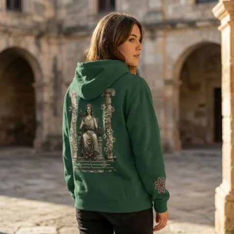 Persephone Queen of Spring & Shadow Premium Statement Hoodie