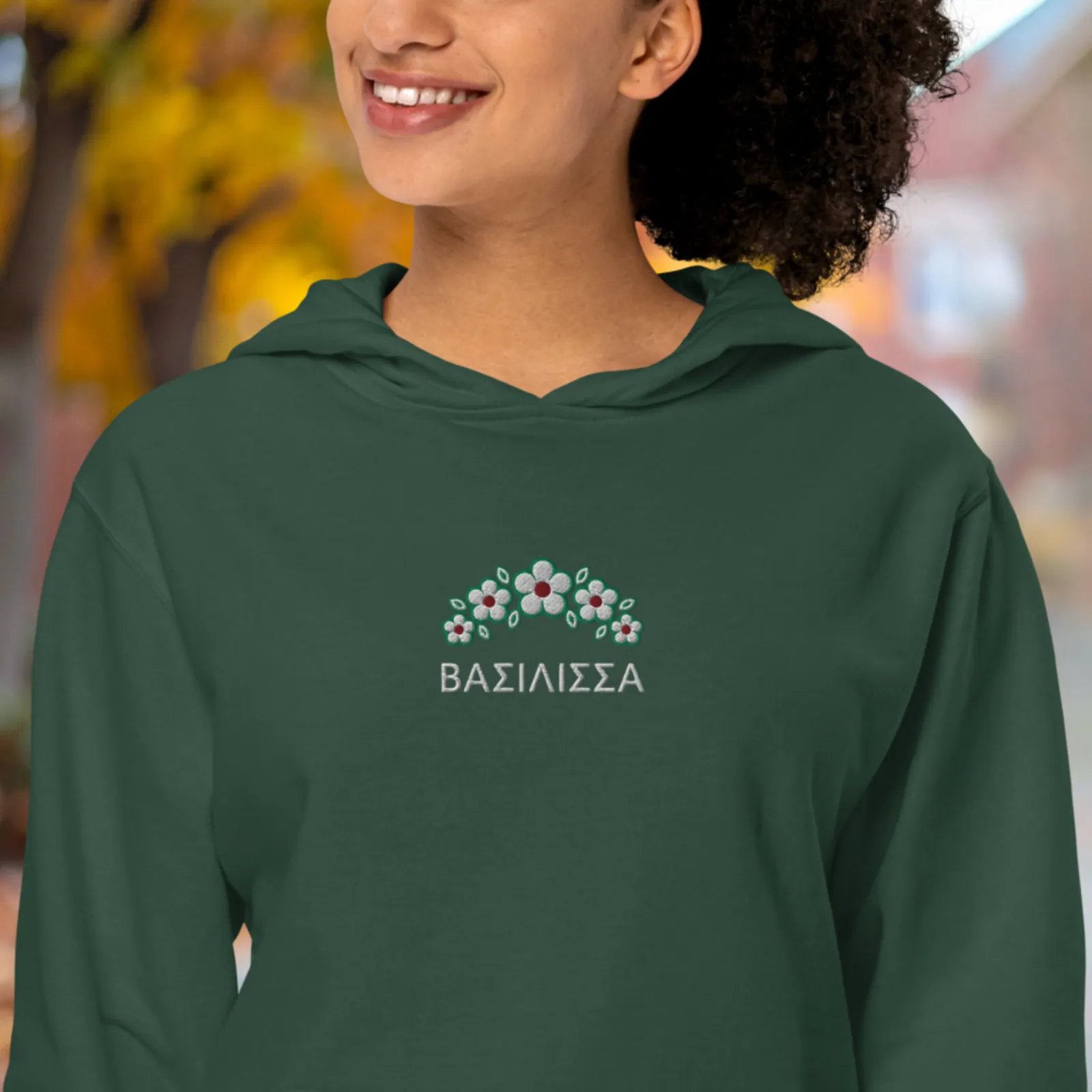 Persephone Queen of Spring & Shadow Premium Statement Hoodie - Image 2