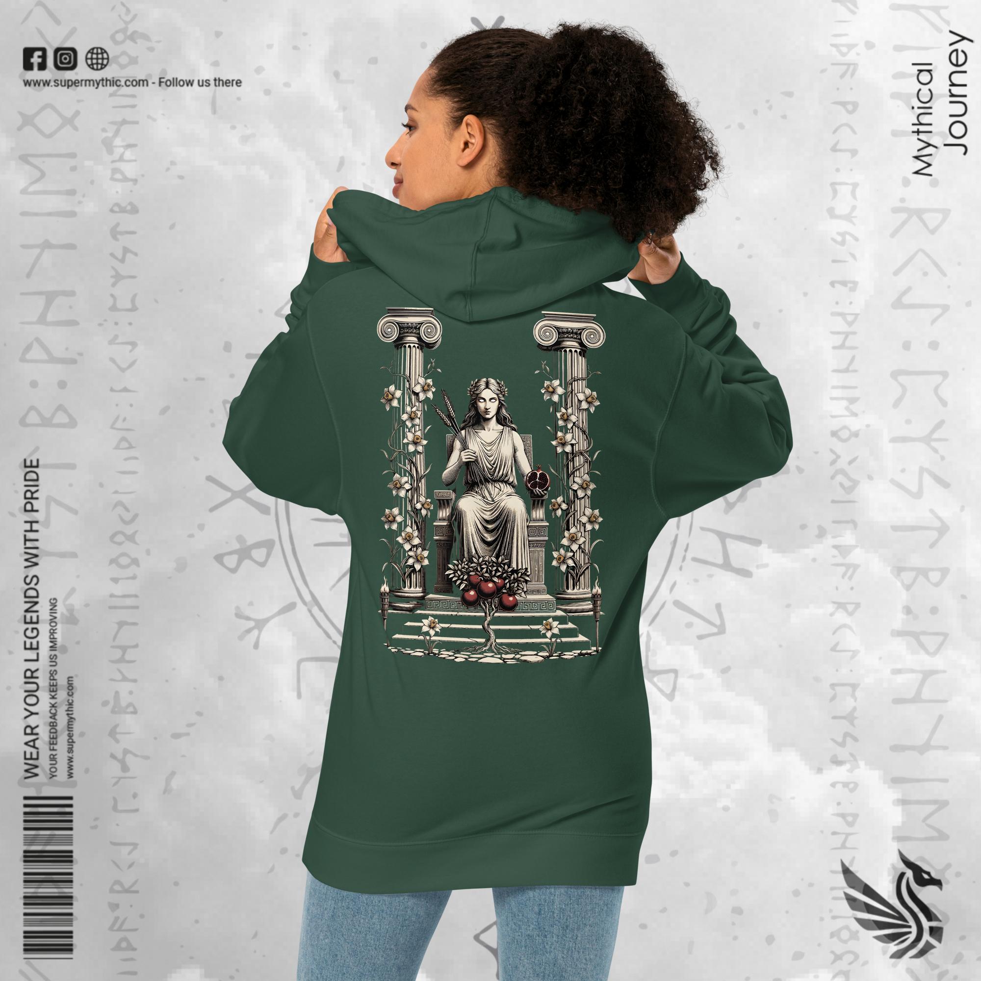 Persephone Queen of Spring & Shadow Premium Statement Hoodie - Image 7